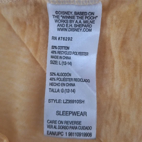 Disney Winnie the Pooh pajama set - Picture 7 of 8